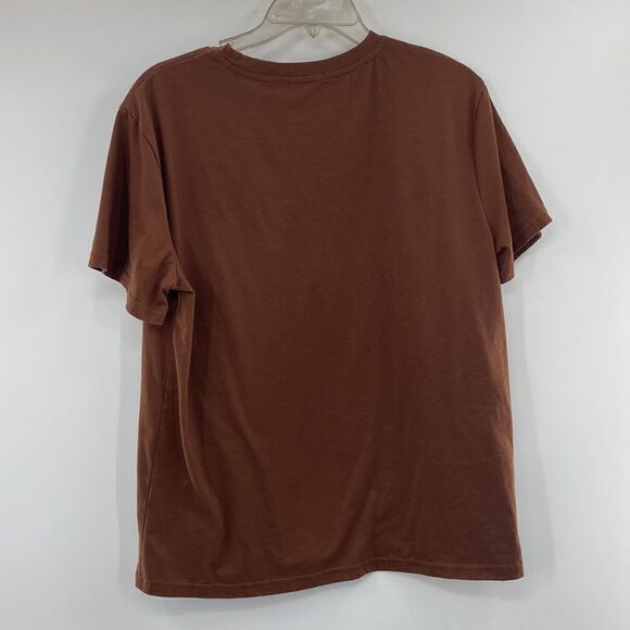 3For$20 ROMWE New York Tee Brown/Blue Crop size S - Picture 5 of 5